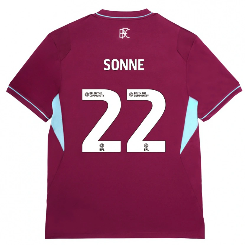 Danxen Homem Camisola Oliver Sonne #22 Borgonha Verde Principal 2026/27 Camisa Brasil