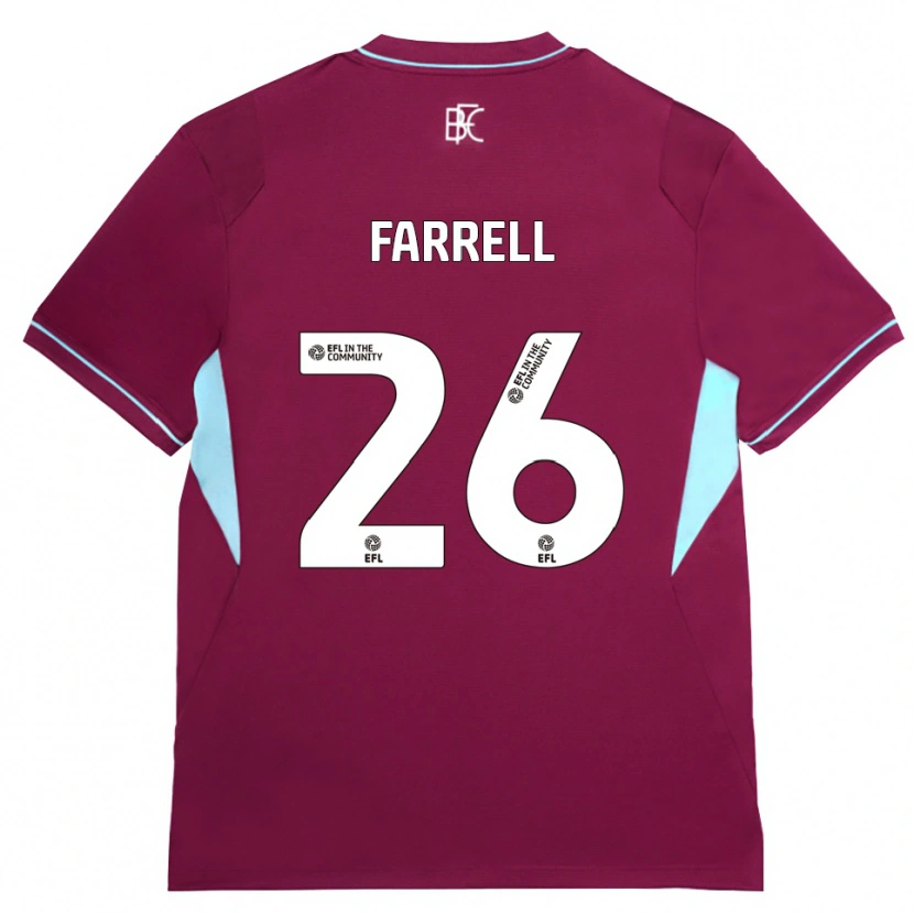 Danxen Homem Camisola Lucy Farrell #26 Borgonha Verde Principal 2026/27 Camisa Brasil