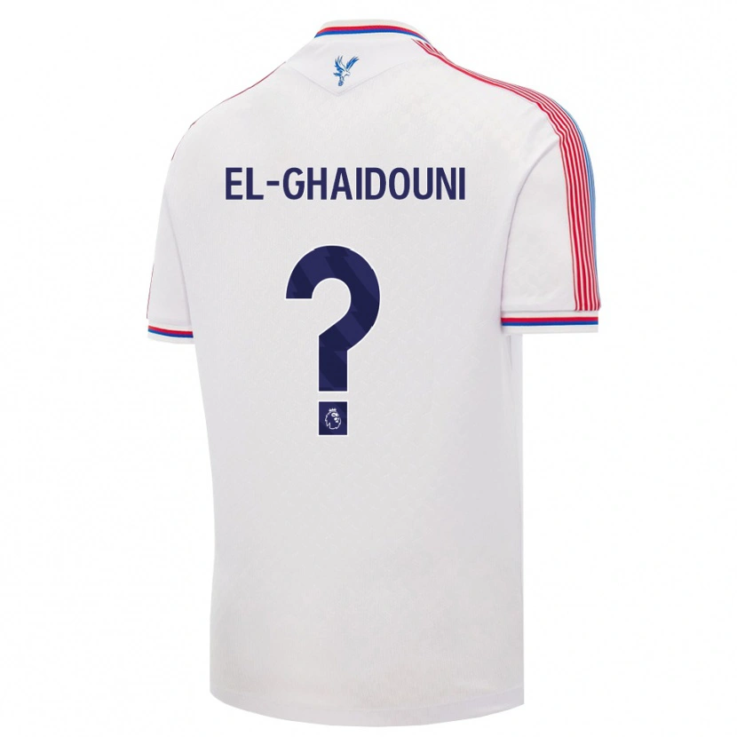 Danxen Homem Camisola Nabil El-Ghaidouni Taitt #0 Branco Vermelho Azul Principal 2026/27 Camisa Brasil