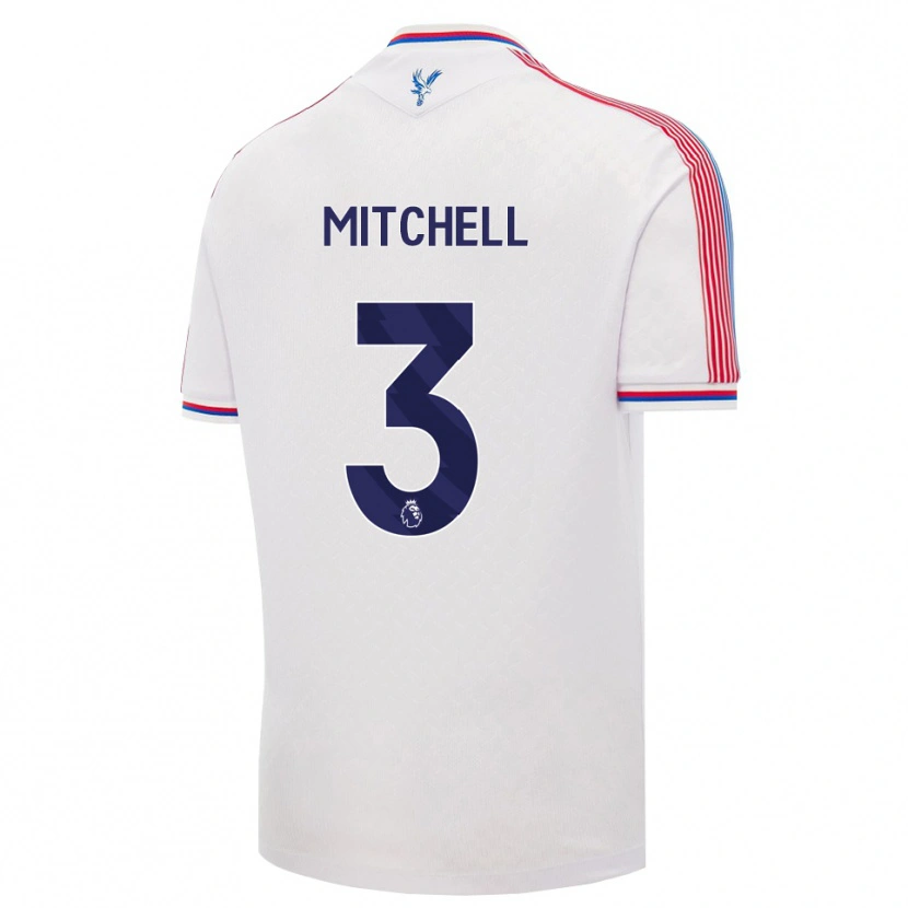 Danxen Homem Camisola Tyrick Mitchell #3 Branco Vermelho Azul Principal 2026/27 Camisa Brasil