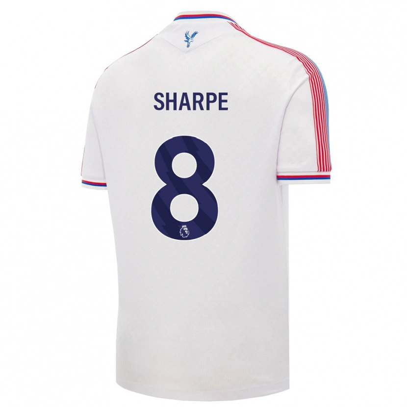 Danxen Homem Camisola Molly-Mae Sharpe #8 Branco Vermelho Azul Principal 2026/27 Camisa Brasil