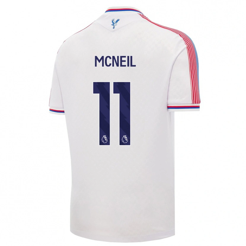 Danxen Homem Camisola Dwight Mcneil #11 Branco Vermelho Azul Principal 2026/27 Camisa Brasil