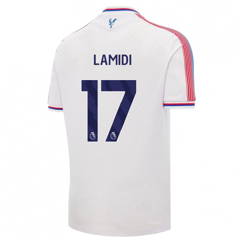 Danxen Homem Camisola Oladotun Lamidi #17 Branco Vermelho Azul Principal 2026/27 Camisa Brasil