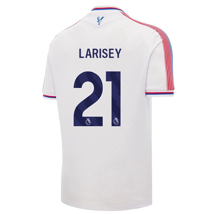 Danxen Homem Camisola Clarissa Larisey #21 Branco Vermelho Azul Principal 2026/27 Camisa Brasil