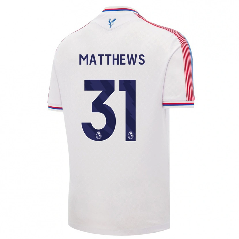 Danxen Homem Camisola Remi Matthews #31 Branco Vermelho Azul Principal 2026/27 Camisa Brasil
