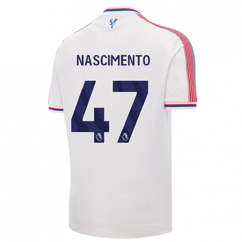 Danxen Homem Camisola Adler Nascimento #47 Branco Vermelho Azul Principal 2026/27 Camisa Brasil