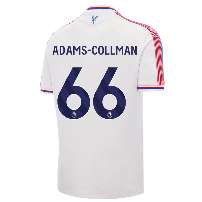 Danxen Homem Camisola Kai-Reece Adams-Collman #66 Branco Vermelho Azul Principal 2026/27 Camisa Brasil