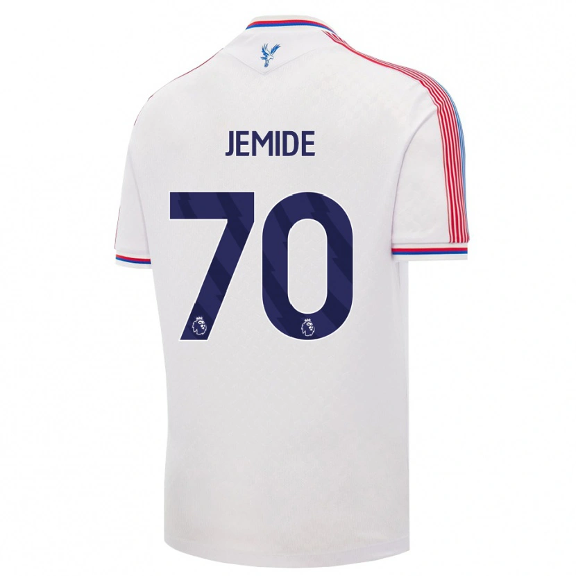 Danxen Homem Camisola Mofe Jemide #70 Branco Vermelho Azul Principal 2026/27 Camisa Brasil