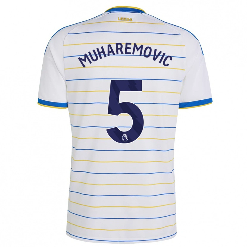 Danxen Homem Camisola Tarik Muharemović #5 Vermelho Amarelo Azul Principal 2026/27 Camisa Brasil