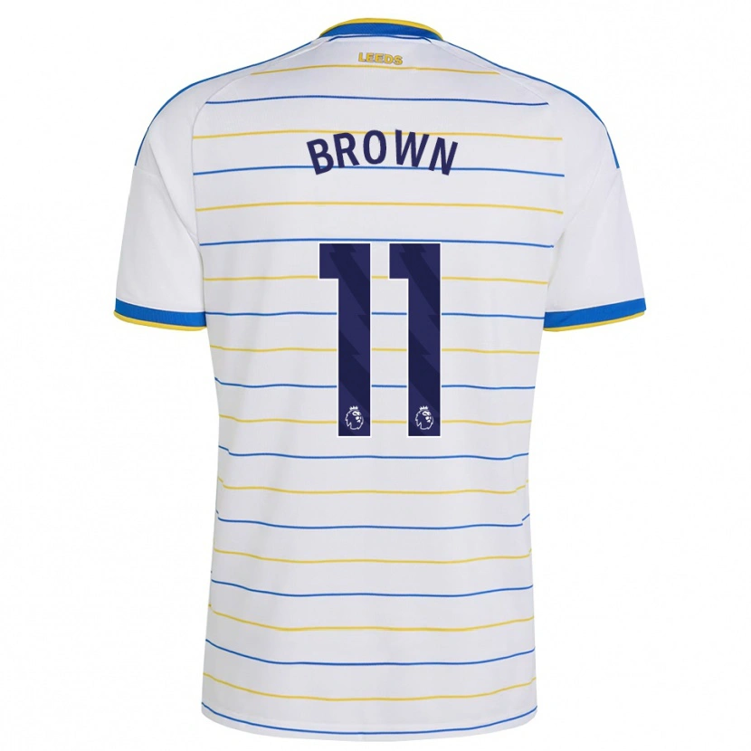 Danxen Homem Camisola Abbie Brown #11 Vermelho Amarelo Azul Principal 2026/27 Camisa Brasil