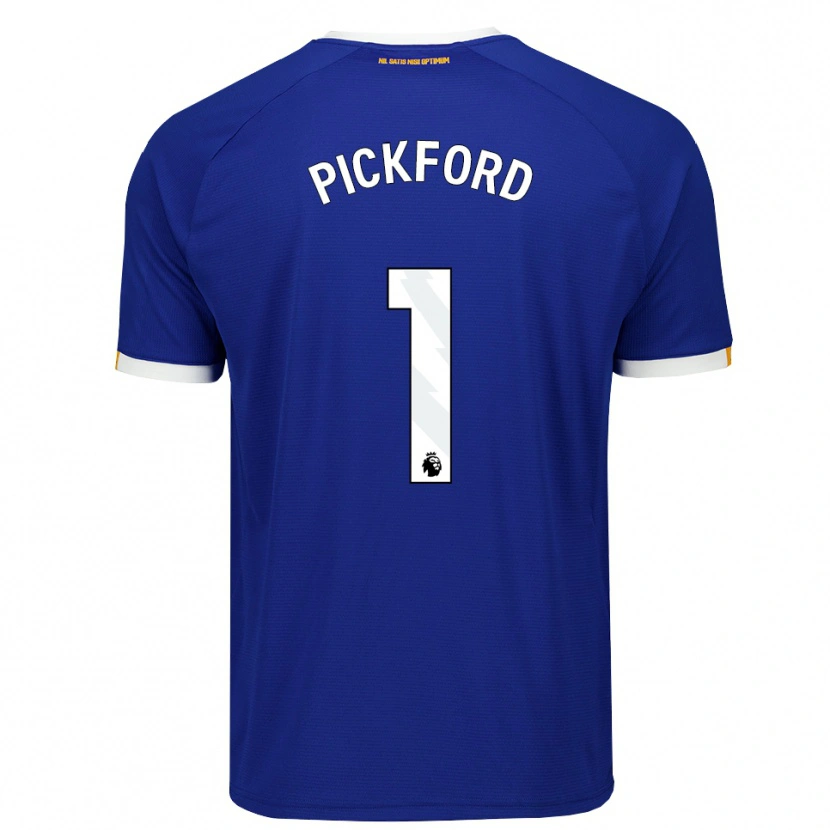 Danxen Homem Camisola Jordan Pickford #1 Azul Branco Amarelo Principal 2026/27 Camisa Brasil