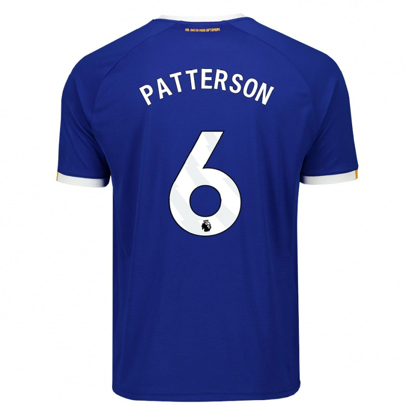 Danxen Homem Camisola Jack Patterson #6 Azul Branco Amarelo Principal 2026/27 Camisa Brasil