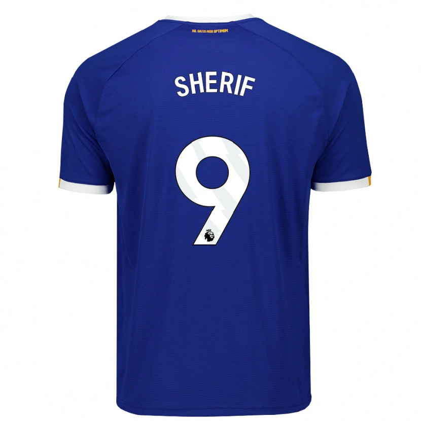 Danxen Homem Camisola Martin Sherif #9 Azul Branco Amarelo Principal 2026/27 Camisa Brasil