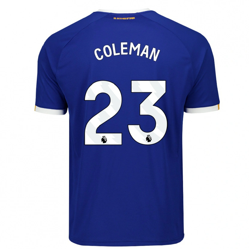 Danxen Homem Camisola Seamus Coleman #23 Azul Branco Amarelo Principal 2026/27 Camisa Brasil