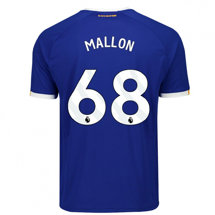 Danxen Homem Camisola Mathew Mallon #68 Azul Branco Amarelo Principal 2026/27 Camisa Brasil