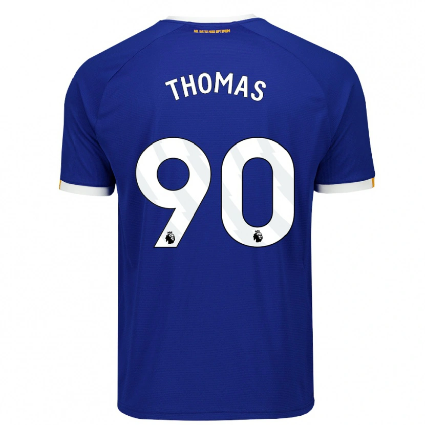 Danxen Homem Camisola Aled Thomas #90 Azul Branco Amarelo Principal 2026/27 Camisa Brasil