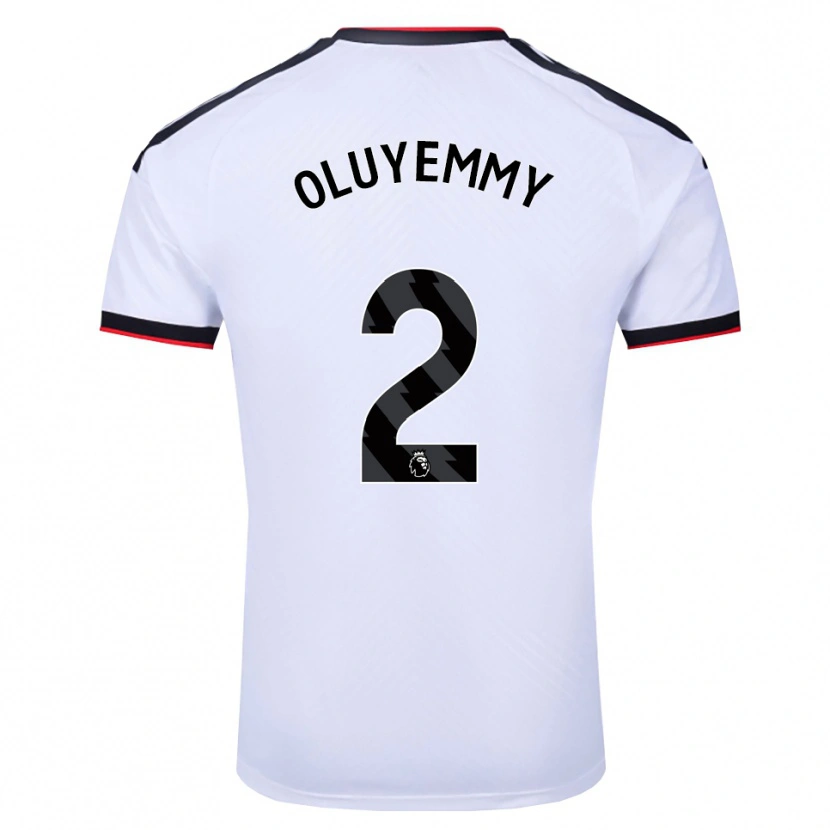 Danxen Homem Camisola Benjamin Oluyemmy #2 Branco Preto Vermelho Principal 2026/27 Camisa Brasil