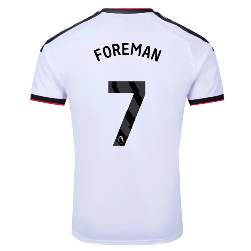 Danxen Homem Camisola Tia Foreman #7 Branco Preto Vermelho Principal 2026/27 Camisa Brasil
