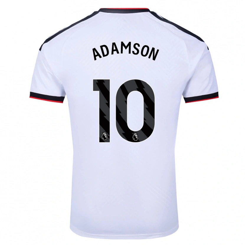 Danxen Homem Camisola Sasha Adamson #10 Branco Preto Vermelho Principal 2026/27 Camisa Brasil