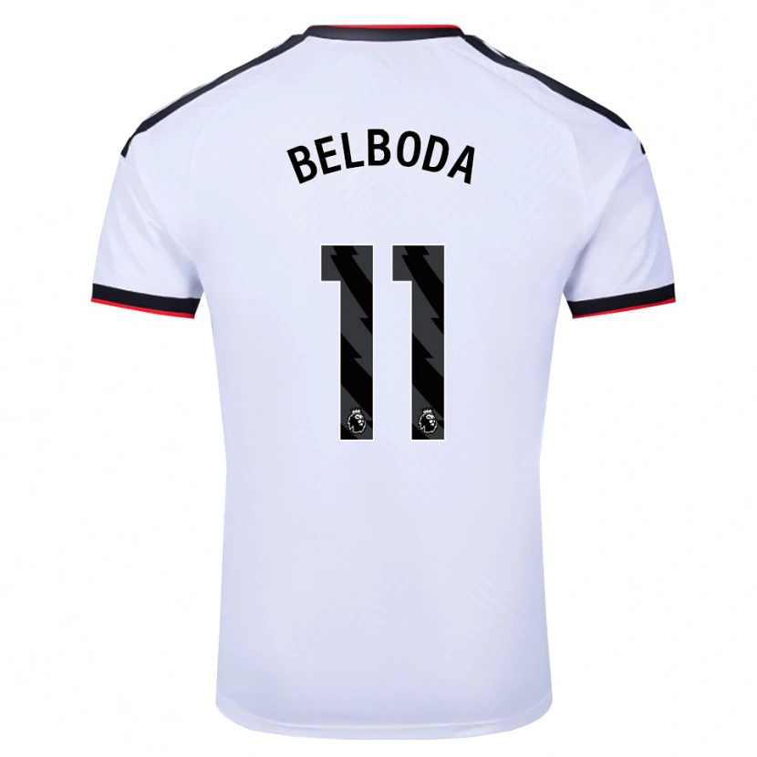Danxen Homem Camisola Malachai Belboda #11 Branco Preto Vermelho Principal 2026/27 Camisa Brasil