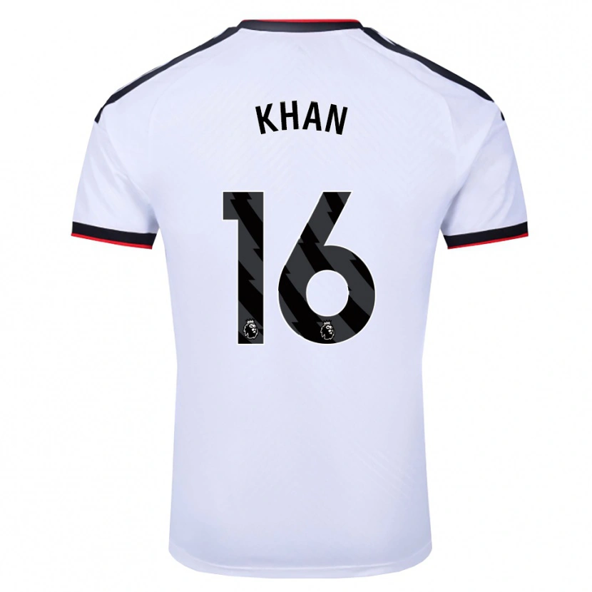 Danxen Homem Camisola Ruban Khan #16 Branco Preto Vermelho Principal 2026/27 Camisa Brasil