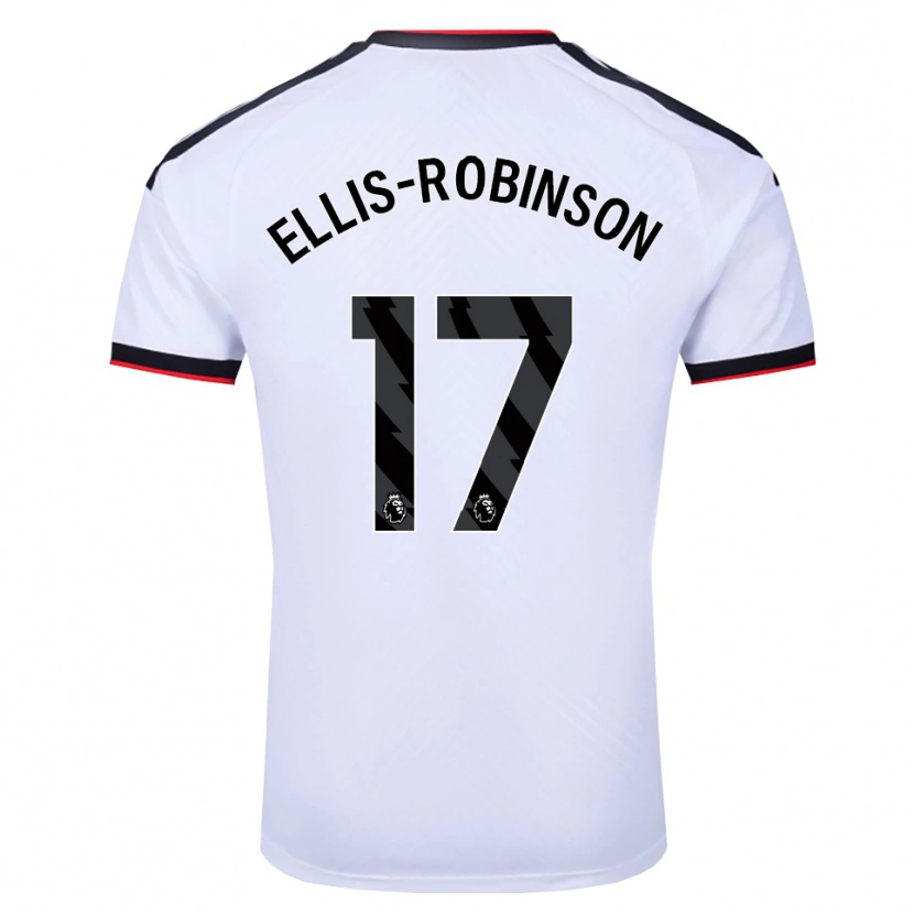 Danxen Homem Camisola Eddie Ellis-Robinson #17 Branco Preto Vermelho Principal 2026/27 Camisa Brasil