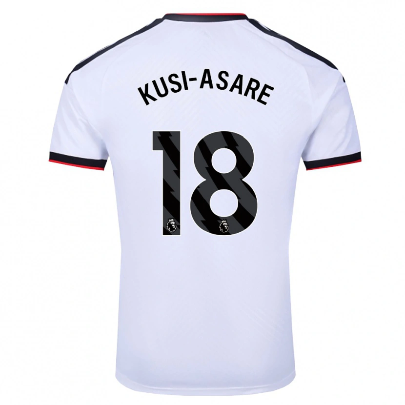 Danxen Homem Camisola Jonah Kusi-Asare #18 Branco Preto Vermelho Principal 2026/27 Camisa Brasil