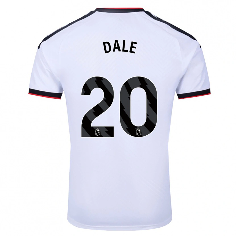 Danxen Homem Camisola Olivia Dale #20 Branco Preto Vermelho Principal 2026/27 Camisa Brasil