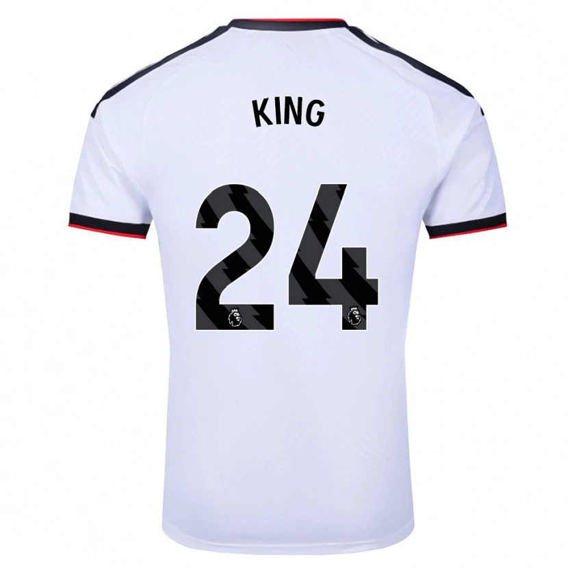Danxen Homem Camisola Josh King #24 Branco Preto Vermelho Principal 2026/27 Camisa Brasil