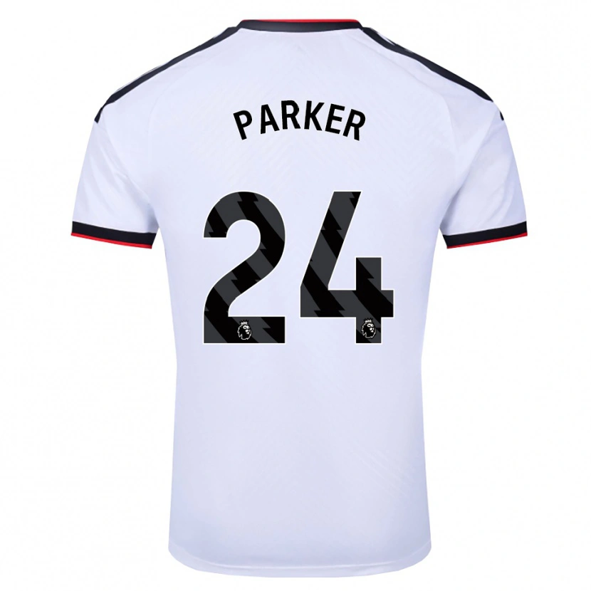 Danxen Homem Camisola Beau Parker #24 Branco Preto Vermelho Principal 2026/27 Camisa Brasil