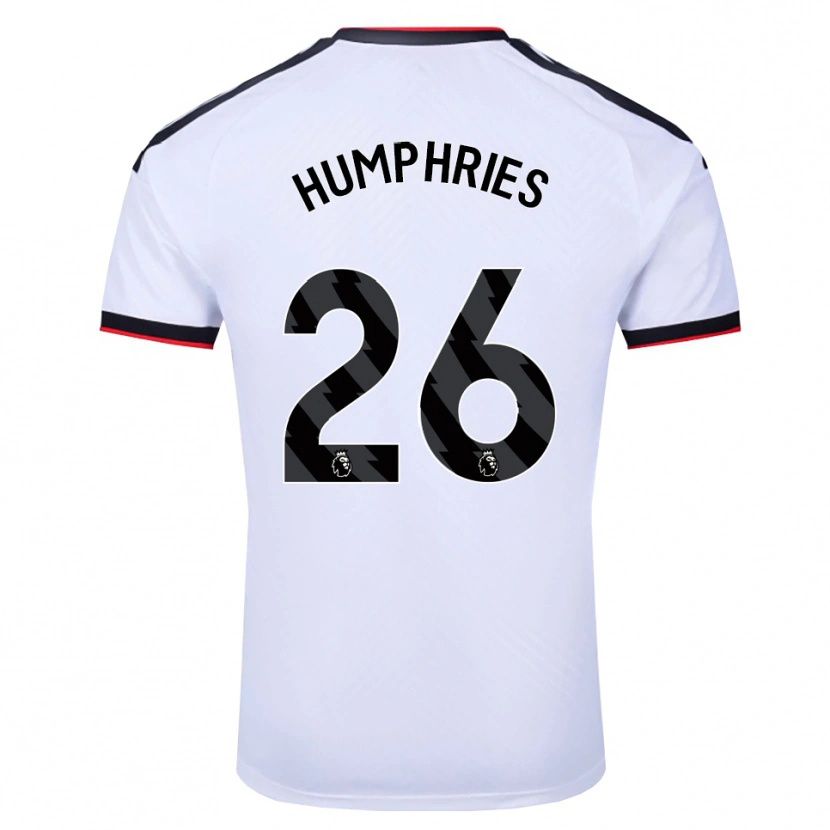 Danxen Homem Camisola Marni Humphries #26 Branco Preto Vermelho Principal 2026/27 Camisa Brasil