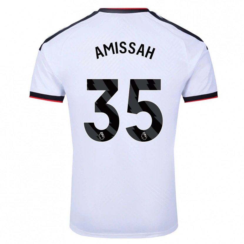 Danxen Homem Camisola Sam Amissah #35 Branco Preto Vermelho Principal 2026/27 Camisa Brasil