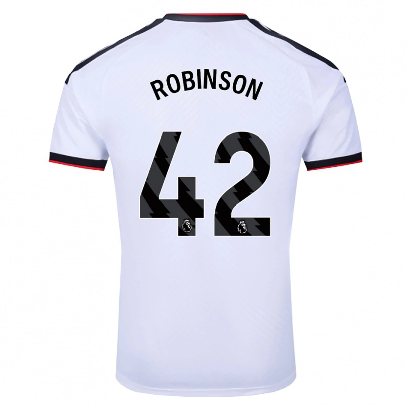Danxen Homem Camisola Charlie Robinson #42 Branco Preto Vermelho Principal 2026/27 Camisa Brasil