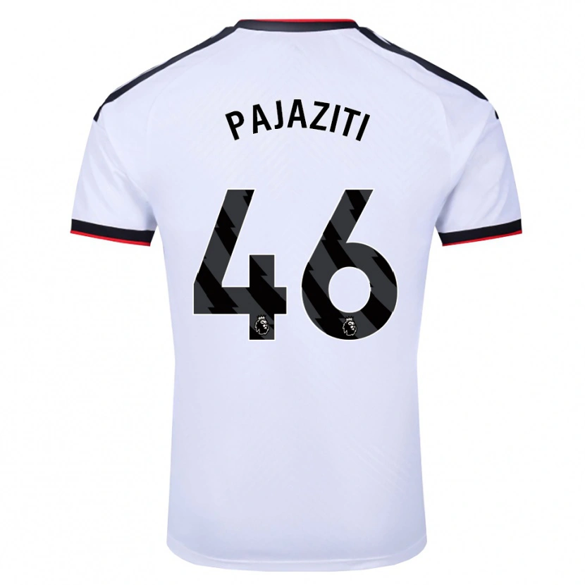 Danxen Homem Camisola Adrion Pajaziti #46 Branco Preto Vermelho Principal 2026/27 Camisa Brasil