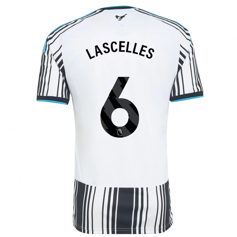 Danxen Homem Camisola Jamaal Lascelles #6 Skyblue Preto Branco Principal 2026/27 Camisa Brasil