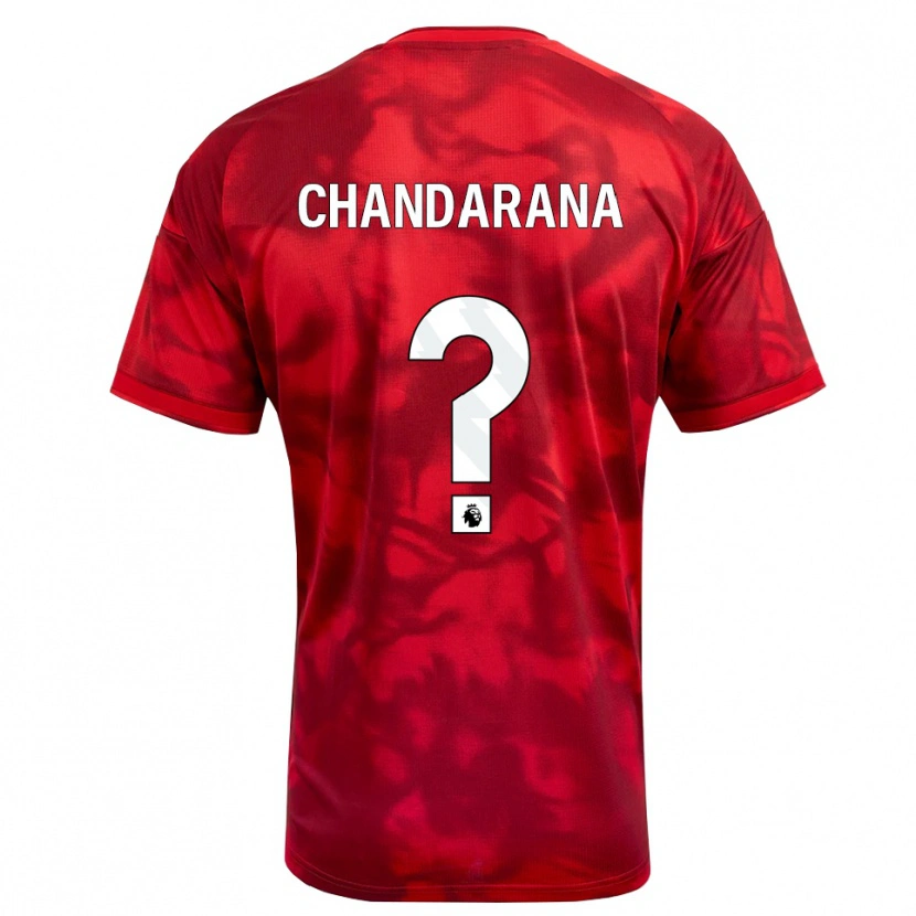 Danxen Homem Camisola Millie Chandarana #0 Crimson Branco Principal 2026/27 Camisa Brasil