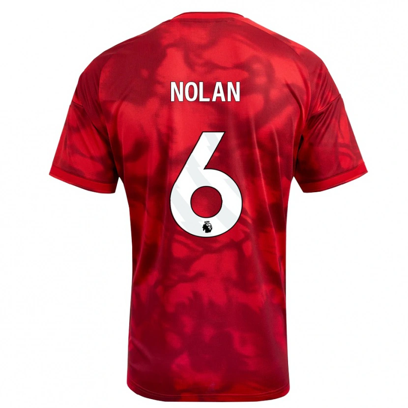 Danxen Homem Camisola Sonny Nolan #6 Crimson Branco Principal 2026/27 Camisa Brasil