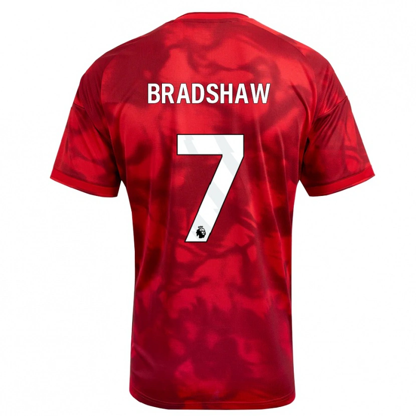 Danxen Homem Camisola Kanye Bradshaw #7 Crimson Branco Principal 2026/27 Camisa Brasil