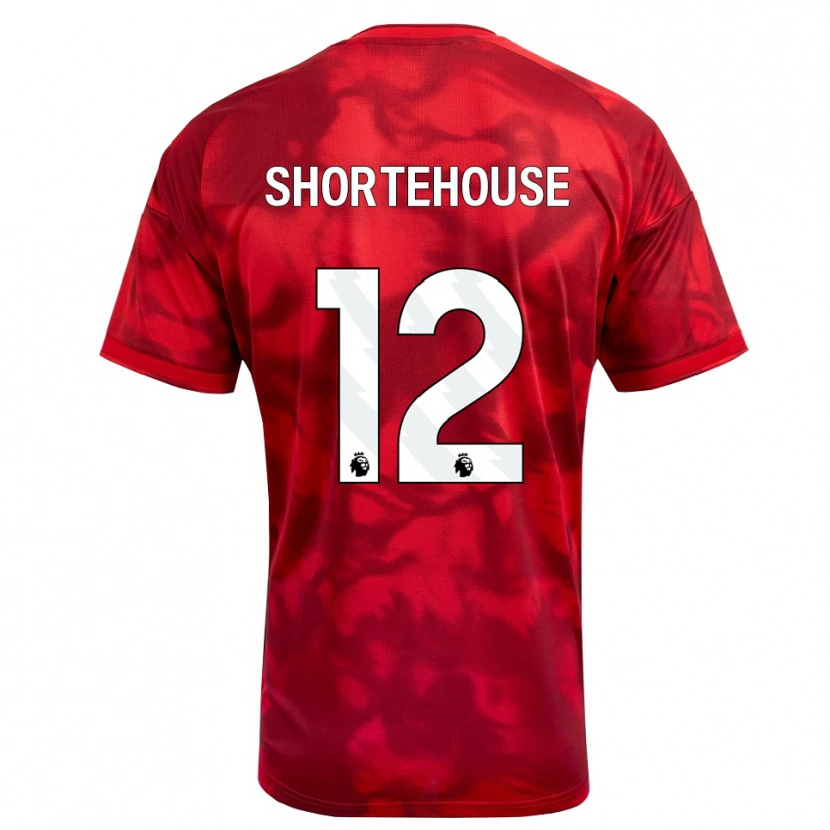 Danxen Homem Camisola Michael Shortehouse #12 Crimson Branco Principal 2026/27 Camisa Brasil
