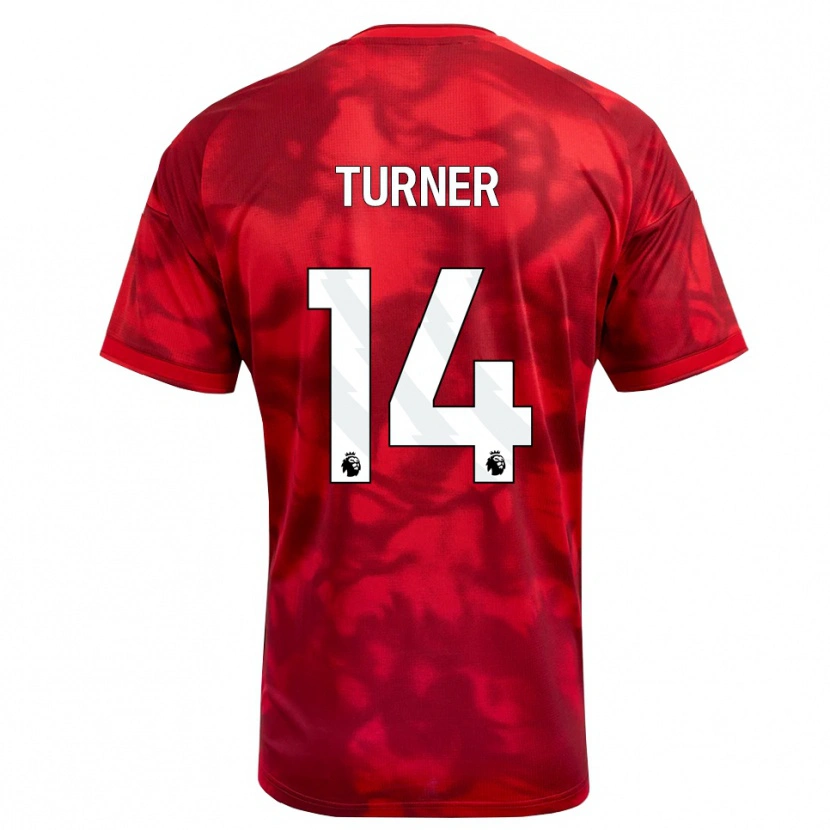 Danxen Homem Camisola Luca Turner #14 Crimson Branco Principal 2026/27 Camisa Brasil