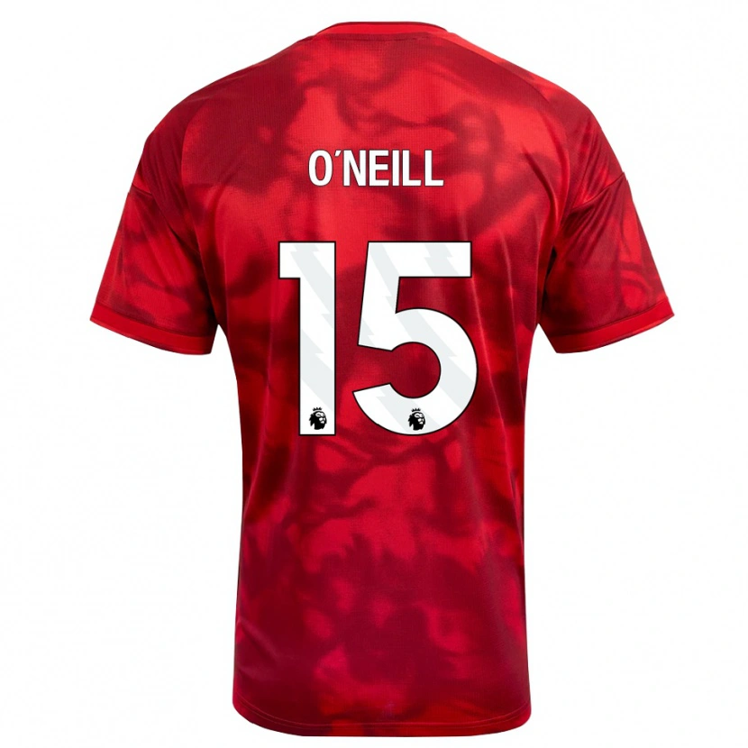 Danxen Homem Camisola Laura-Jayne O'neill #15 Crimson Branco Principal 2026/27 Camisa Brasil