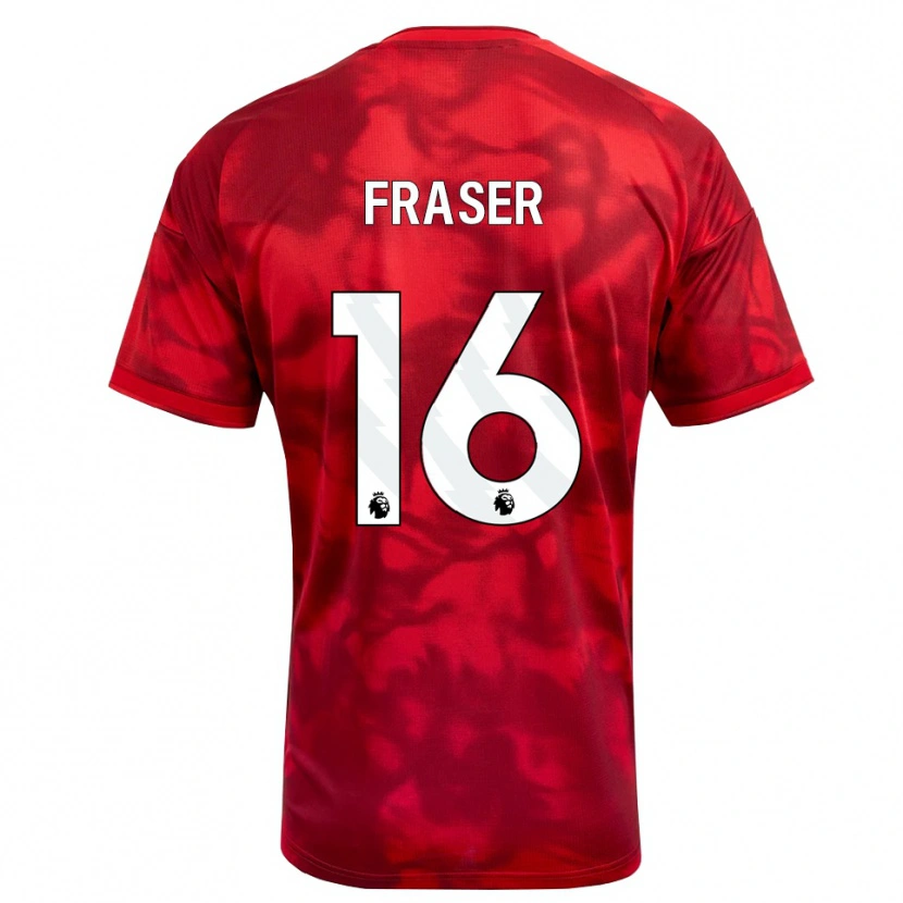 Danxen Homem Camisola Boyd Fraser #16 Crimson Branco Principal 2026/27 Camisa Brasil