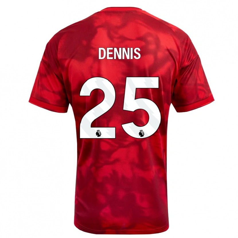 Danxen Homem Camisola Emmanuel Dennis #25 Crimson Branco Principal 2026/27 Camisa Brasil