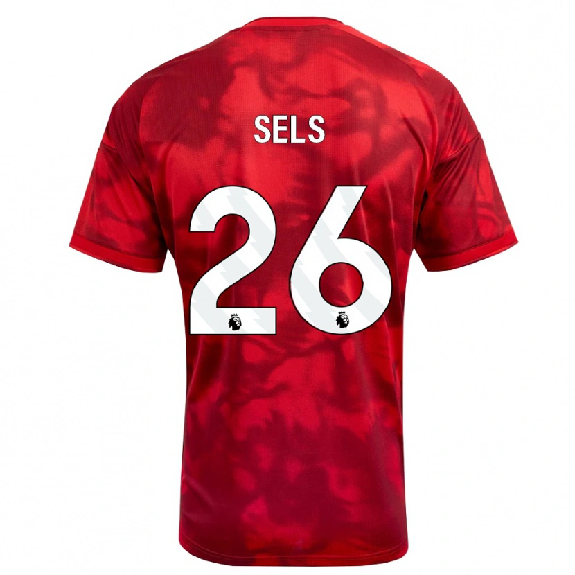 Danxen Homem Camisola Matz Sels #26 Crimson Branco Principal 2026/27 Camisa Brasil