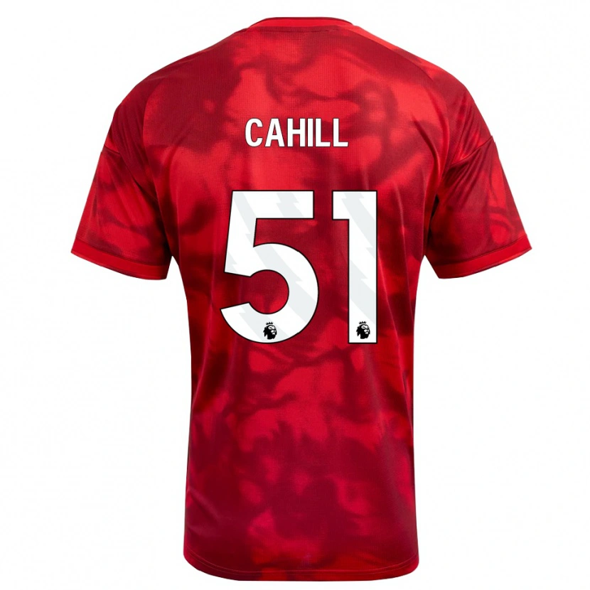 Danxen Homem Camisola Shae Cahill #51 Crimson Branco Principal 2026/27 Camisa Brasil