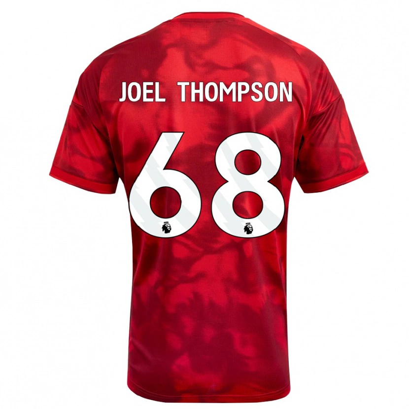 Danxen Homem Camisola Joel Thompson #68 Crimson Branco Principal 2026/27 Camisa Brasil