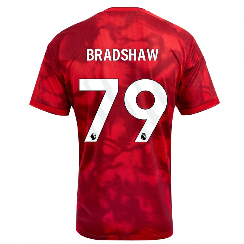 Danxen Homem Camisola Alfie Bradshaw #79 Crimson Branco Principal 2026/27 Camisa Brasil