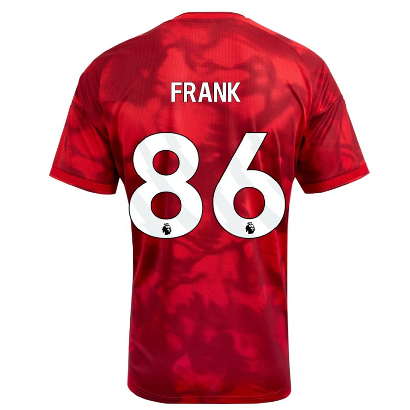 Danxen Homem Camisola Frank Djamna #86 Crimson Branco Principal 2026/27 Camisa Brasil