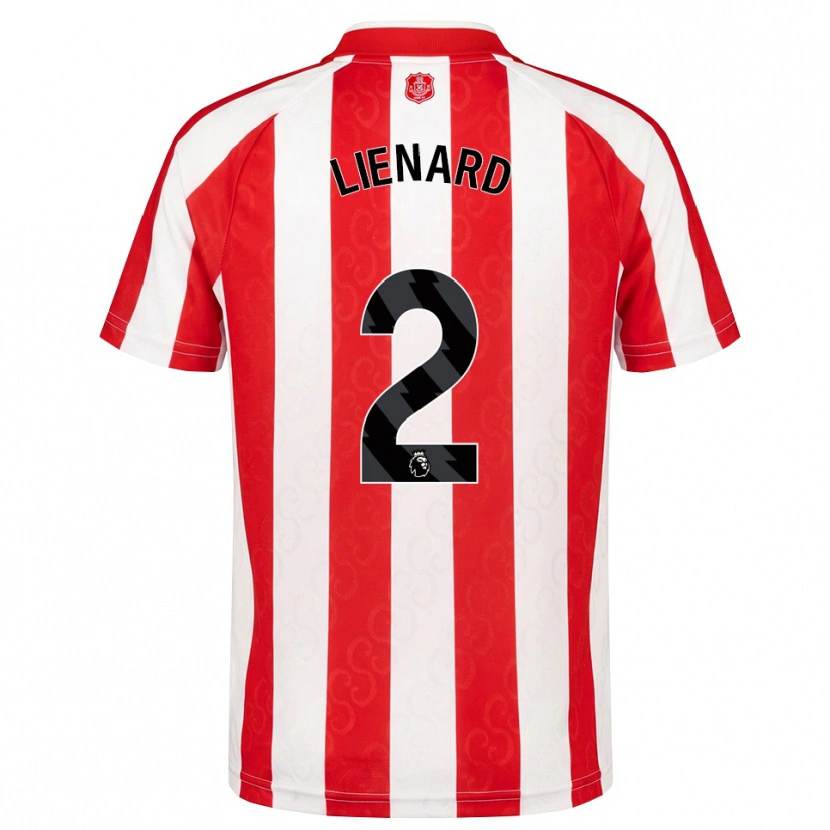 Danxen Homem Camisola Alex Lienard #2 Vermelho Branco Preto Principal 2026/27 Camisa Brasil