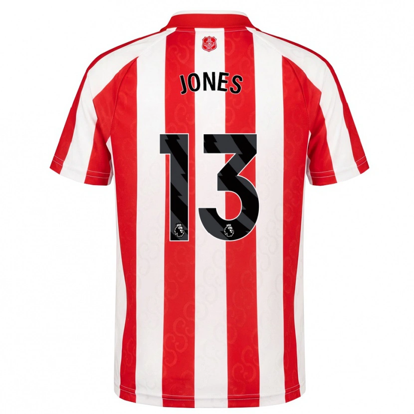Danxen Homem Camisola Josh Jones #13 Vermelho Branco Preto Principal 2026/27 Camisa Brasil